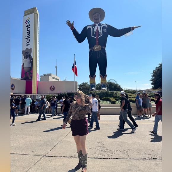 VTG Dana Buchman vintage glamour,  leopard asymmetrical neckline - Picture 3 of 10